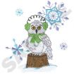 Animals with Snowflakes Embroidery Designs by Dakota Collectibles on a CD-ROM 970317
