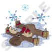 Animals with Snowflakes Embroidery Designs by Dakota Collectibles on a CD-ROM 970317