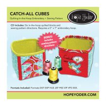 Catch All Cubes Embroidery Design + SVG Collection CD-ROM by Hope Yoder