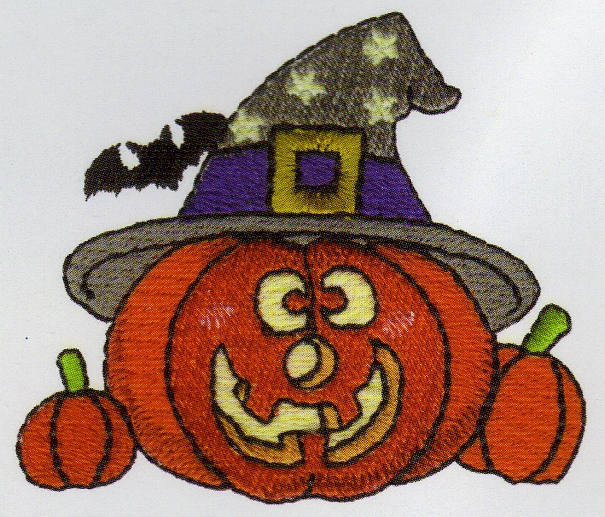 Halloween 2 Glow In The Dark Embroidery Designs by Dakota Collectibles on a Multi-Format CD-ROM