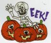 Halloween 2 Glow In The Dark Embroidery Designs by Dakota Collectibles on a Multi-Format CD-ROM