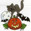 Halloween 2 Glow In The Dark Embroidery Designs by Dakota Collectibles on a Multi-Format CD-ROM