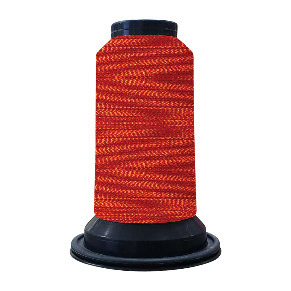 EF0702 Fire Engine Red Embellish Flawless 60wt High-Sheen Polyester Thread - 1000m Spool