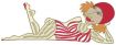 Fashion Beach 1 by Loralie Designs Embroidery Designs on a Multi-Format CD-ROM 631602
