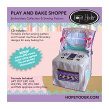 Play and Bake Shoppe Embroidery Design + SVG Collection CD-ROM by Hope Yoder