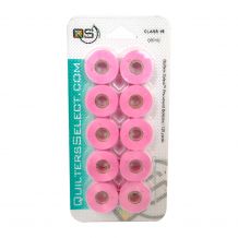 Quilters Select - Select Para Cotton Poly 80wt Thread Class 15 Pre-Wound Bobbins - 10/pack - Light Pink