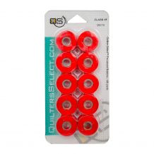 Quilters Select - Select Para Cotton Poly 80wt Thread Class 15 Pre-Wound Bobbins - 10/pack - Mars Red
