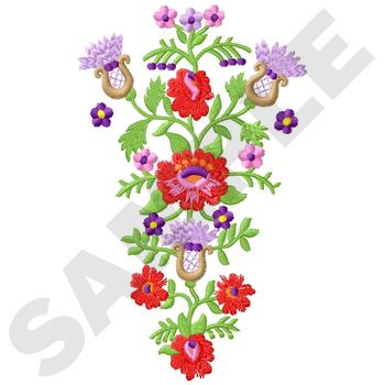 Floral Mix 4 Embroidery Designs by Gunold on a Multi-Format CD-ROM 970330