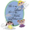 Angels with Verses 5x7 Embroidery Designs by Dakota Collectibles on a CD-ROM 970318