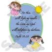 Angels with Verses 5x7 Embroidery Designs by Dakota Collectibles on a CD-ROM 970318