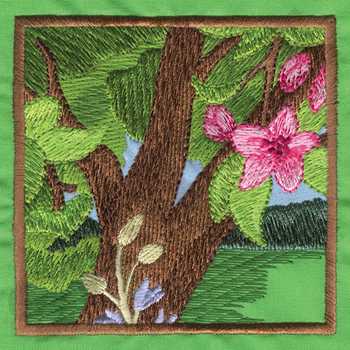 Scenic Windows Spring Embroidery Designs & Project by Dakota Collectibles on a CD-ROM 970373