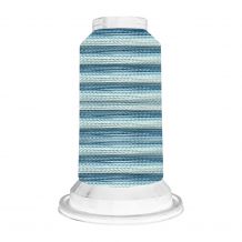 V22 Niagara Stripe - Floriani Variegated Rayon Embroidery Thread - 1000m Spool
