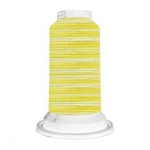 V53 Yellow Stripe - Floriani Variegated Rayon Embroidery Thread - 1000m Spool