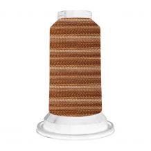 V61 Tan Stripe - Floriani Variegated Rayon Embroidery Thread - 1000m Spool