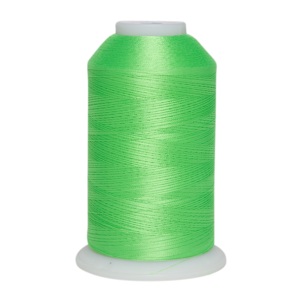 X1183 Bright Green Exquisite 5000 Meter Polyester Embroidery Thread King Spool 