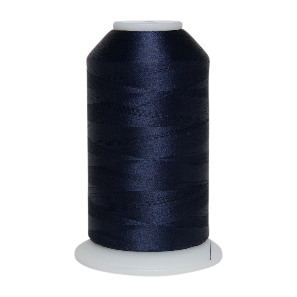 X422 Legion Blue Exquisite 5000 Meter Polyester Embroidery Thread King Spool