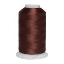 X0859 Dark Brown 2 Exquisite 5000 Meter Polyester Embroidery Thread King Spool