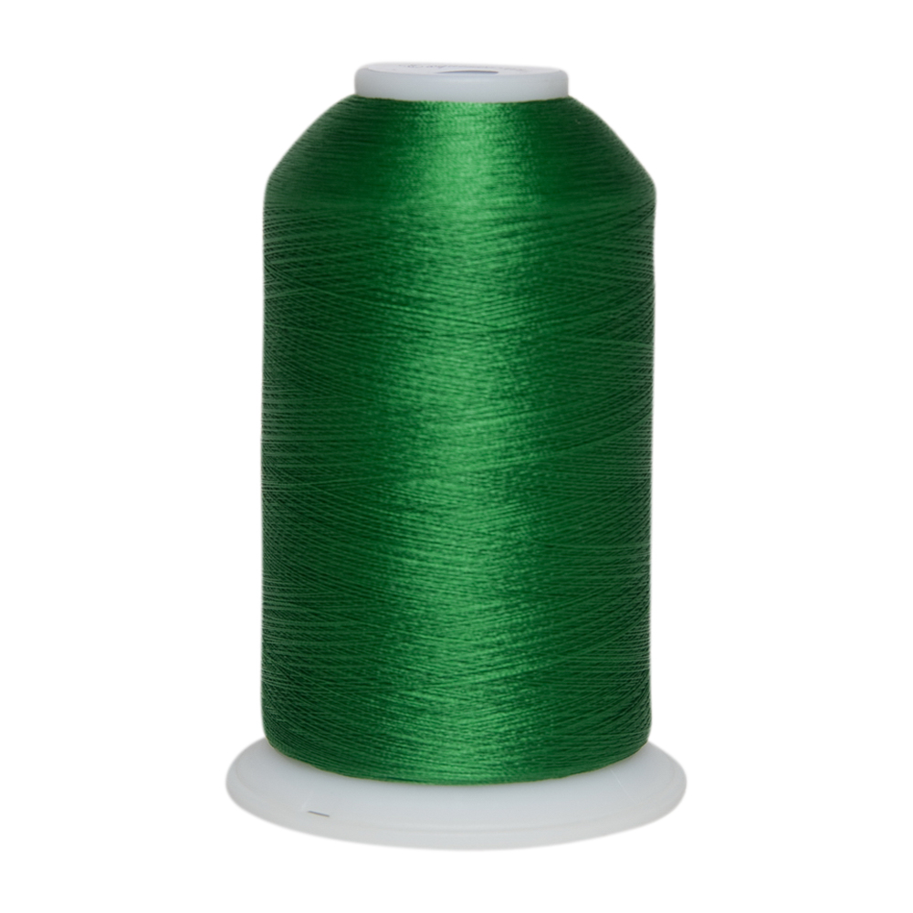 X990 Verde Bright Green Exquisite 5000 Meter Polyester Embroidery Thread King Spool