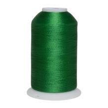 X0990 Verde Bright Green Exquisite 5000 Meter Polyester Embroidery Thread King Spool