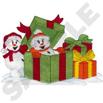 Sewing Big #33 Snow Family Christmas Embroidery Designs by Dakota Collectibles on a CD-ROM 970382