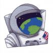 Blast Off Embroidery Designs by Amazing Designs on a Multi-Format CD-ROM ADC-116