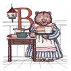 Hungry Animal Alphabet Embroidery Designs by J. Wecker Frisch for Amazing Designs on a Multi-Format CD-ROM ADP-63J