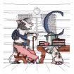 Hungry Animal Alphabet Embroidery Designs by J. Wecker Frisch for Amazing Designs on a Multi-Format CD-ROM ADP-63J