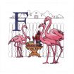 Hungry Animal Alphabet Embroidery Designs by J. Wecker Frisch for Amazing Designs on a Multi-Format CD-ROM ADP-63J