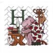 Hungry Animal Alphabet Embroidery Designs by J. Wecker Frisch for Amazing Designs on a Multi-Format CD-ROM ADP-63J