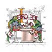 Hungry Animal Alphabet Embroidery Designs by J. Wecker Frisch for Amazing Designs on a Multi-Format CD-ROM ADP-63J