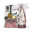 Hungry Animal Alphabet Embroidery Designs by J. Wecker Frisch for Amazing Designs on a Multi-Format CD-ROM ADP-63J