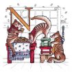 Hungry Animal Alphabet Embroidery Designs by J. Wecker Frisch for Amazing Designs on a Multi-Format CD-ROM ADP-63J