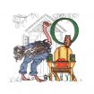 Hungry Animal Alphabet Embroidery Designs by J. Wecker Frisch for Amazing Designs on a Multi-Format CD-ROM ADP-63J