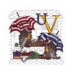 Hungry Animal Alphabet Embroidery Designs by J. Wecker Frisch for Amazing Designs on a Multi-Format CD-ROM ADP-63J
