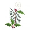 Poinsettias and Pine Boughs Embroidery Designs by Amazing Designs on a Multi-Format CD-ROM ADP-75J