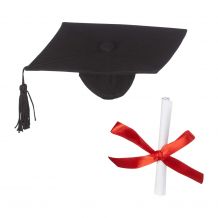 Bearwear Graduation Hat & Diploma Set
