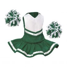 Bearwear Cheerleader Outfit - Green with White
