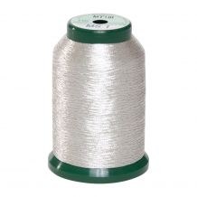 KingStar Metallic Embroidery Thread - MS - 1 Silver (A470031) from DIME - 1000m Spool
