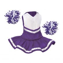 Bearwear Cheerleader Outfit - Purple with White